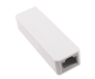 Preview: Adapter USB C plug / RJ45 Gbit LAN, 10/100/1000 Mbps with auto detection, white, DINIC polybag, length 0.20m