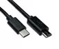 Preview: USB 3.1 Cable Type-C - micro B, black, Box, 1.00m, DINIC Box