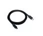 Preview: USB 3.1 cable type-C plug to micro B plug, black, 0.50m, DINIC polybag