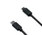 Preview: USB 3.1 cable type-C plug to micro B plug, black, 0.50m, DINIC polybag