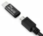 Preview: Адаптер, USB C щепсел към micro USB гнездо, алуминий, космическо сиво