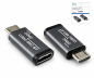 Preview: Adaptateur, Micro mâle vers USB C femelle, Box Alu, space gris, DINIC Box