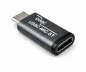Preview: Адаптер, микро щепсел към USB C гнездо, алуминиева кутия, космическо сиво, DINIC Box