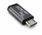 Preview: Adaptateur, Micro mâle vers USB C femelle Alu, space gris