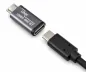 Preview: Адаптер, микро щепсел към USB C гнездо, алуминий, космическо сиво