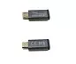 Mobile Preview: Adapter, Micro Stecker auf USB C Buchse Alu, space grau