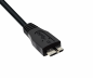 Preview: Kabel USB C auf USB 3.0 micro B, schwarz, 0,50m DINIC Polybag