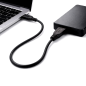 Preview: Kabel USB C auf USB 3.0 micro B, schwarz, 0,50m DINIC Polybag
