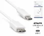 Preview: USB 3.1 кабел тип C - USB 3.0 micro B щепсел, бял, DINIC кутия с евроотвор, 1,00 м