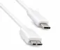 Preview: USB 3.1 кабел тип C - USB 3.0 micro B щепсел, бял, DINIC кутия с евроотвор, 1,00 м
