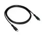 Preview: Cable de carga USB tipo C a C, negro, caja, 1,5 m 2x enchufe USB tipo C, 60 W, 3 A, caja DINIC