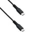 Preview: DINIC USB Type C to C Charging Cable, 2x USB Type C Male, 60W, 3A, OD: 3.5mm, Black, Polybag, 1m