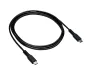 Preview: DINIC USB type C to C charging cable, 2x USB type C plug, 60W, 3A, OD: 4.5mm, black, DINIC polybag, 3m