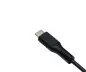 Preview: USB type C naar C oplaadkabel, zwart, 1,5m 2x USB type C stekker, 60W, 3A