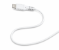 Preview: DINIC USB tüüp C-C laadimiskaabel, 2x USB tüüp C pistik, 60W, 3A, OD: 3.5mm, valge, DINIC karbis euroava, 1.5m.