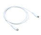 Preview: DINIC USB type C to C charging cable, 2x USB type C plug, 60W, 3A, OD: 3.5mm, white, DINIC box with Euro hole, 1.5m