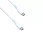 Preview: DINIC USB type C to C charging cable, 2x USB type C plug, 60W, 3A, OD: 3.5mm, white, DINIC polybag, 1.5m