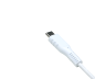 Preview: DINIC USB type C to C charging cable, 2x USB type C plug, 60W, 3A, OD: 3.5mm, white, DINIC box with Euro hole, 1.5m