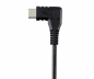 Preview: USB tipo C a C 90°, cable de carga, C a C en ángulo, 60 W, 3 A, OD: 3,5 mm, negro, bolsa de polietileno, 1 m
