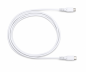 Preview: Cavo di ricarica DINIC USB tipo C a C, 2x spina USB tipo C, 60W, 3A, OD: 3,5 mm, bianco, in confezione promozionale DINIC, 1,5 m
