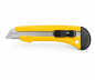 Preview: Skærekniv/multikniv med 18 mm snap-off-knive, plast med metalføring, 155 x 30 mm