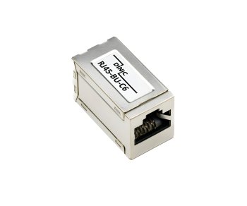 DINIC RJ45 6A/5e zásuvka na zásuvku RJ45 zásuvka/zásuvka, stíněná, celokovová