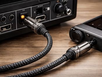 Kabel Premium Toslink samec na mini Toslink samec, Dubai Range, černý, blistr DINIC, délka 2,00 m