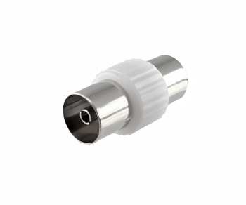 IEC double socket for antenna cable, antenna socket to antenna socket, DINIC box with Euro hole