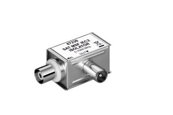 Filtro de corriente de vaina, clavija/toma coaxial, acodado, gama de frecuencias: 5 MHz - 1000 MHz