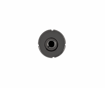 Adapter coaxial socket to F-socket, F-socket to coaxial socket, full metal, DINIC box with Euro hole