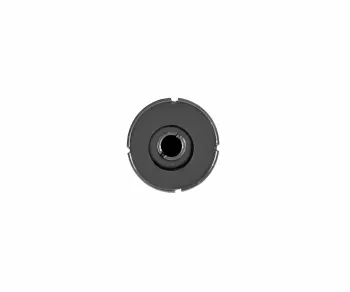 Adapter F plug to coax coupling, SAT plug to ANT coupling, full metal, DINIC box with Euro hole,