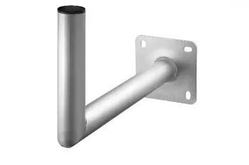 Aluminium wall bracket 450mm wall distance 50mm tube diameter