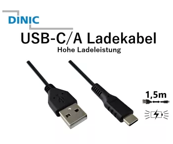 30x USBCL-CA-15SAK nero nel display da banco DINIC