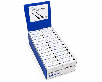 USBCL-C-15SAK schwarz im DINIC Thekendisplay