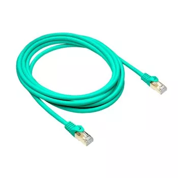 Câble patch Premium Cat.7, LSZH, 2x RJ45 mâles, cuivre, vert, 1,00m