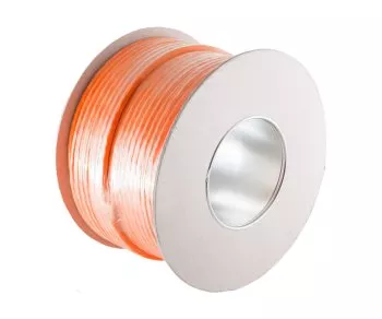 Cat.7 installation cable with GHMT certification, S/FTP, PiMF, 100m 10GB, AWG 23, 1000 MHz, orange, LSZH