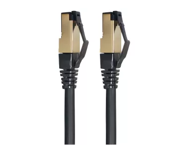 Cat. 8.1 Patchkabel 2000Mhz, 40G, schwarz, Kupfer, LSZH, 20m