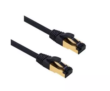 Cat. 8.1 patch cable 2000Mhz, 40G, black, copper, LSZH, 20m