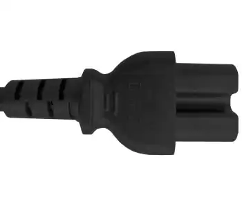 Cable de red Inglaterra UK tipo G 10A a C15, 1mm², homologación: ASTA, negro, longitud 1,80m