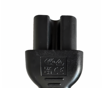 Cable de red Inglaterra UK tipo G 10A a C15, 1mm², homologación: ASTA, negro, longitud 1,80m