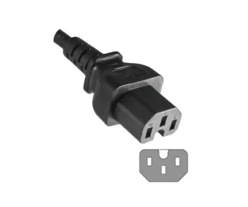 Power Cable America USA NEMA 5-15P, Type B to C15