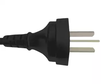 Netsnoer China type I (16A) naar C19, 1,5mm², goedkeuring: CCC, zwart, lengte 1,80m