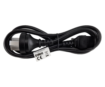 Cablu de rețea China tip I (16A) la C19, 1,5mm², omologare: CCC, negru, lungime 1,80m