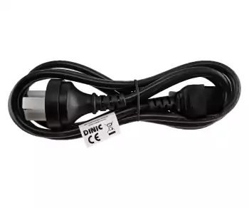 Netsnoer China type I (16A) naar C19, 1,5mm², goedkeuring: CCC, zwart, lengte 1,80m