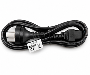 Netsnoer China type I (16A) naar C19, 1,5mm², goedkeuring: CCC, zwart, lengte 1,80m