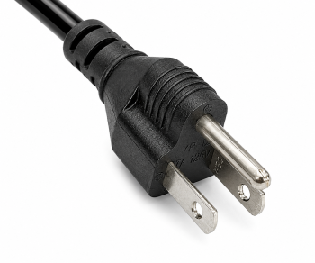 Καλώδιο δικτύου Ιαπωνίας τύπου B έως C19, 2mm², εγκρίσεις: μαύρου χρώματος, μήκους 1,80m