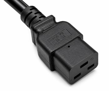 Καλώδιο δικτύου Ιαπωνίας τύπου B έως C19, 2mm², εγκρίσεις: μαύρου χρώματος, μήκους 1,80m