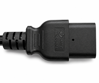 Καλώδιο δικτύου Ιαπωνίας τύπου B έως C19, 2mm², εγκρίσεις: μαύρου χρώματος, μήκους 1,80m