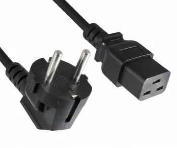 Cavo di alimentazione KS C 8305 a C19, 1,5mm², KC, 1,8m KS C 8305 (YP-22K) - C19, nero