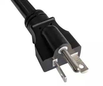 Netzkabel Amerika USA NEMA 6-20P auf C19, AWG 12, 20A, STOW, Zulassungen: UL/CSA, schwarz, Länge 1,80m